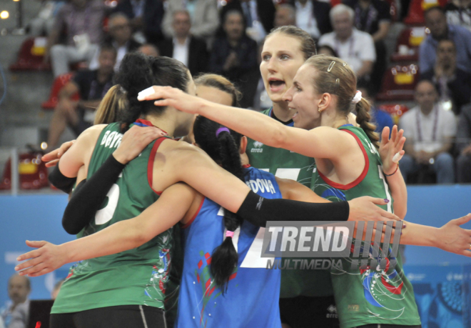 Bakı 2015: Voleybol yarışlarında bürünc medal qarşılaşması. Azərbaycan, 27 iyun 2015